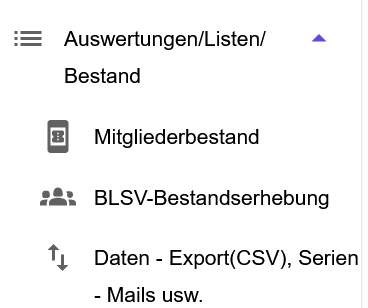 shverein menü auswertungen